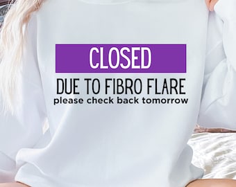Fibromyalgia Awareness Clip Art Funny Flare Day SVG Cut File Sarcastic Purple Fibro Awareness Chronic Illness DIY Gift PNG Digital Download