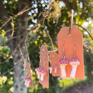 Mushroom Earrings