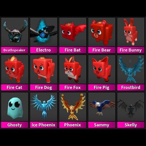 Roblox Murder Mystery 2 MM2 Super Rare Godly & Chroma Pets - Fast Shipping!