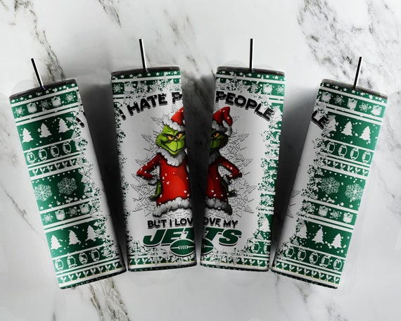 Grinch Tumbler Ho Ho Ho Christmas Gift - Personalized Gifts