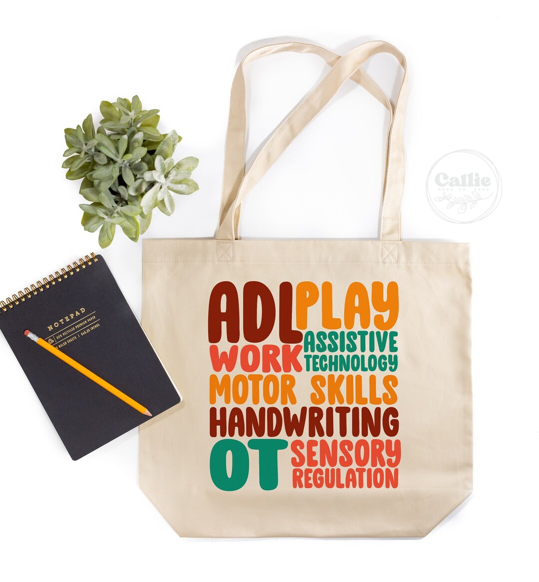 Occupational Therapy Eco Tote Bag Tote Bag for Occupational Therapists