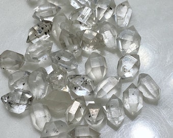 CLEAR & CLOUDY herkimer diamonds