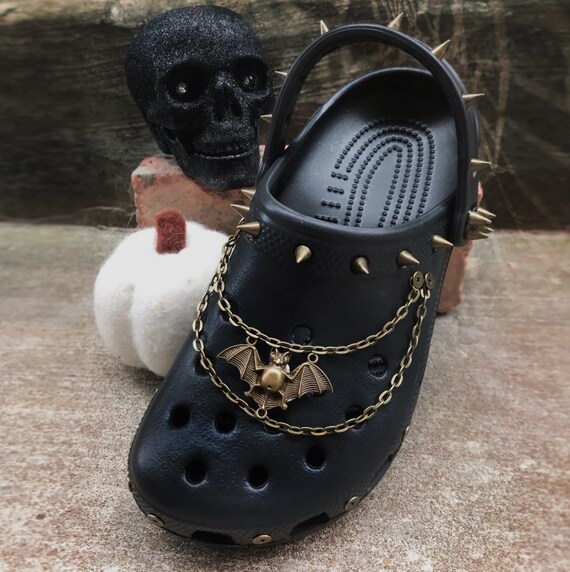 Halloween Goth Crocs Multiple Styles All orders by Oct Etsy