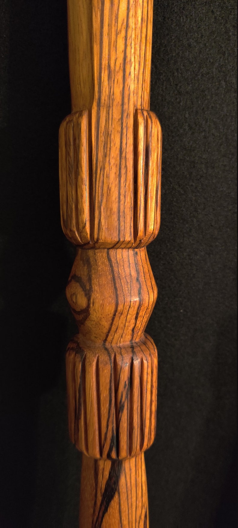 6'ft Zebra Wood Biblical Walking Staff Etsy