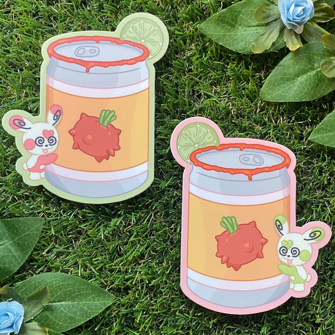 Michelada Tamato Berry Soda Matte Vinyl Stickers Etsy