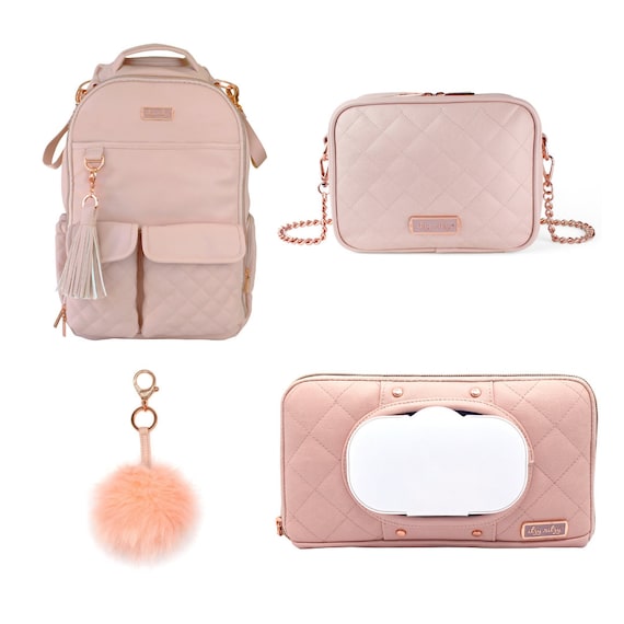 itzy ritzy boss backpack blush