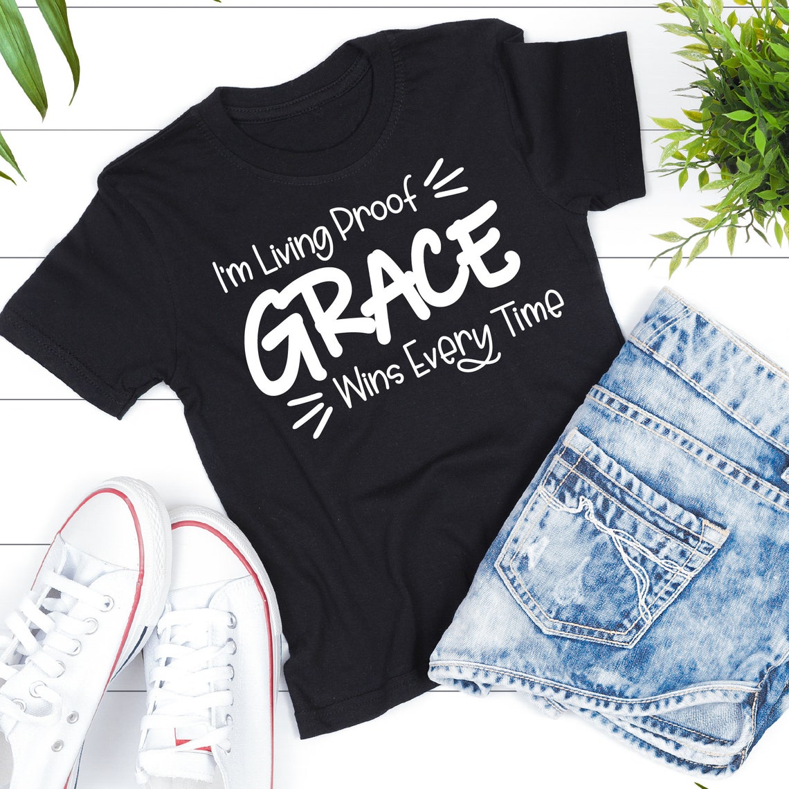 I'm Living Proof Grace Wins Everytime Svg Jesus Svg Grace - Etsy