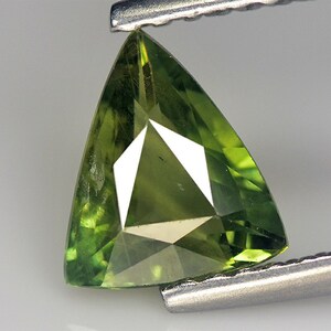 Natural Sapphire - 1.02 Cts | Green  | Tilliant Step cut | Africa | Wedding jewelry ring | Chrsitmas and New Year Sale