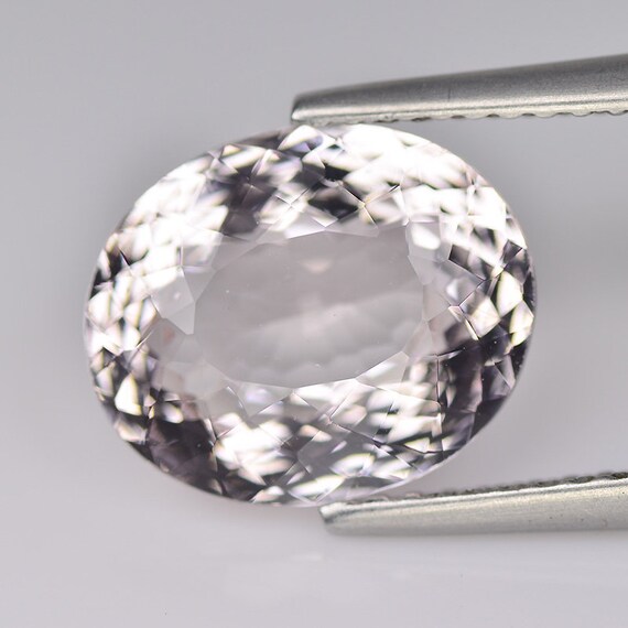 Pierre Brute Morganite Du Brésil - 4,10 Carats - Coupe Ovale - Belle Couleur Rose