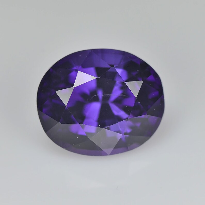 Purple loose Gemstone Round Step cut BE Organic Wear Natural Spinel 1.77 Cts Srilanka