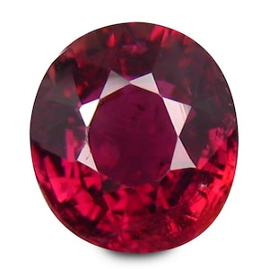 Pink Tourmaline Gemstone: 1.58 Cts, Oval Step Cut, Congo