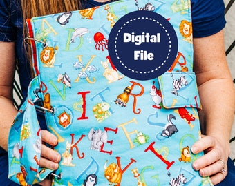 Quiet Book Cover Sewing Pattern: Busy Book (PDF Tutorial)