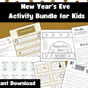 Compte à rebours du Nouvel An avec des enfants, activités à imprimer pour le réveillon du Nouvel An, jeux de société pour le réveillon de la Saint-Sylvestre, préférez-vous des questions, objectifs du Nouvel An