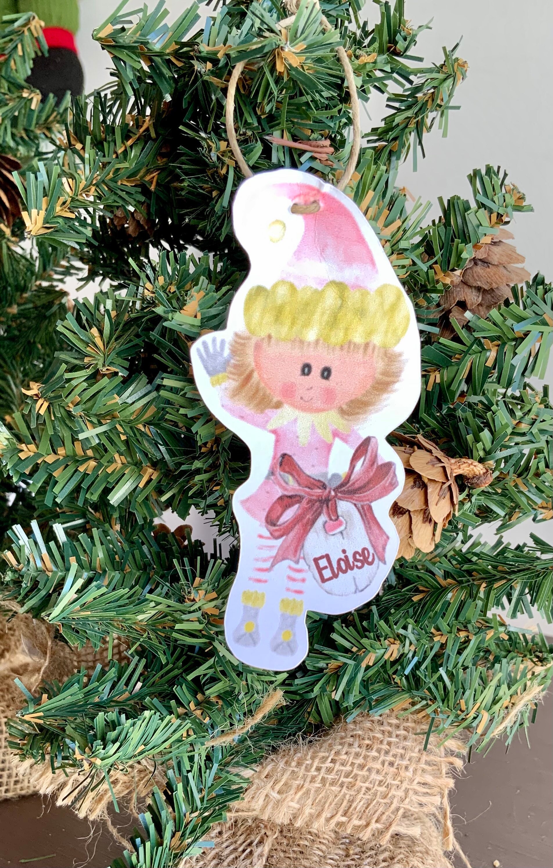 Christmas Sticker, Elf PNG, Customized Printable, Gift Tags ...