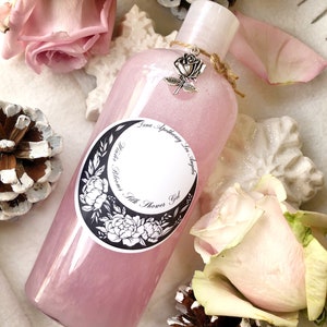 Rose Shower Gel,body Wash,Cleanser,Organic Soap,Cleanser,Apothecary,Natural Skincare,Bubble Bath,Self Care,Gifts For Her,Handmade Soap