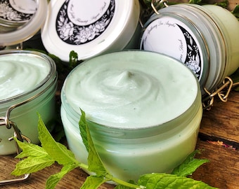 Mint Julep Foaming Sugar Scrub: Handmade Exfoliating Body Wash
