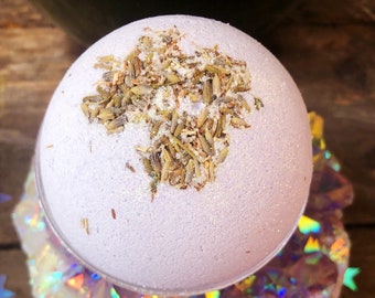 Boule de cristal ~ Bombes pour le bain lavande, Bombe de bain, Pâques, Cadeau pour elle, Tremper, Bain rituel, Bath Fizzies, Bath Fizz, Cadeau d'anniversaire, Apothicairerie, Sorcellerie