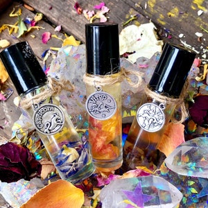 Elements of Earth ~ Zodiac Perfume,Essential Oil,Birthday Gift,Horoscope,Apothecary, Wicca,Taurus,Capricorn,Virgo,Sun Sign,Natural Perfume