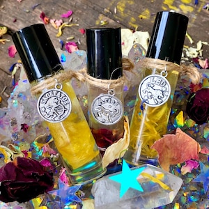 Elements of Fire ~ Zodiac Perfume,Essential Oil,Aries,Leo,Sagittarius,Fire signs,Birthday Gift,Horoscope,Apothecary,Sun Sign,Natural Perfume