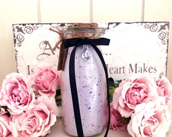 Enchanted Rose Milk Bath,Oatmeal, Apothecary,,Gifts for her,Love Spell,Birthday Gifts,Skincare,Natural,Organic, Gift For Her,Spa Soak,Relax