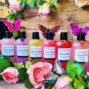 Shower Gel,Bubble Bath,Body Wash,Cleanser,Handmade Soap,Gifts For Her,Sulfate Free,Paraben Free,Handmade Skincare,Self Care,Natural,Organic