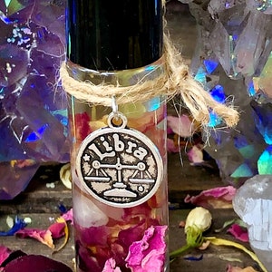 Elements of Air Zodiac Perfume,Essential Oil,Horoscope,Birthday Gift,Apothecary,Witchcraft,Libra,Gemini,Aquarius,Sun Sign,Rollerball Oil image 3