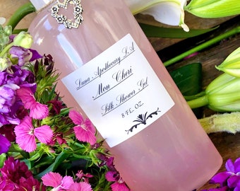 Mon Cheri ~Shower Gel,Body Wash,Bubble Bath,Handmade Soap,Skincare,Self Care,Body Care,Cleanser,Apothecary,Handmade,Soap,Tuberose,Frangipani