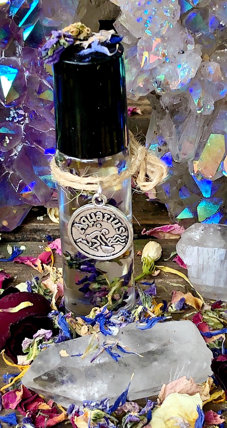 Elements of Air Zodiac Perfume,Essential Oil,Horoscope,Birthday Gift,Apothecary,Witchcraft,Libra,Gemini,Aquarius,Sun Sign,Rollerball Oil image 9