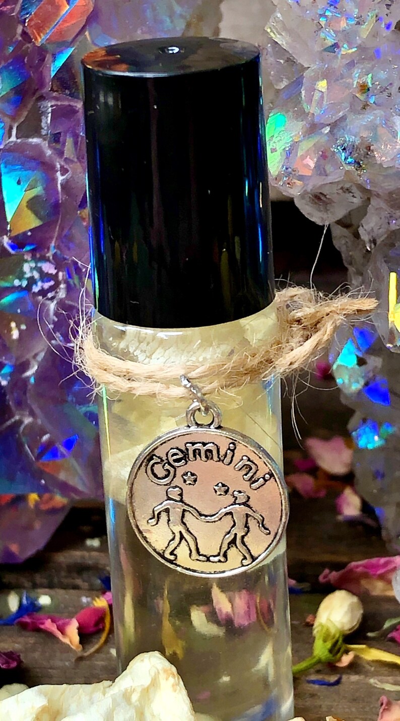 Elements of Air Zodiac Perfume,Essential Oil,Horoscope,Birthday Gift,Apothecary,Witchcraft,Libra,Gemini,Aquarius,Sun Sign,Rollerball Oil image 8