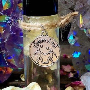 Elements of Air Zodiac Perfume,Essential Oil,Horoscope,Birthday Gift,Apothecary,Witchcraft,Libra,Gemini,Aquarius,Sun Sign,Rollerball Oil image 2