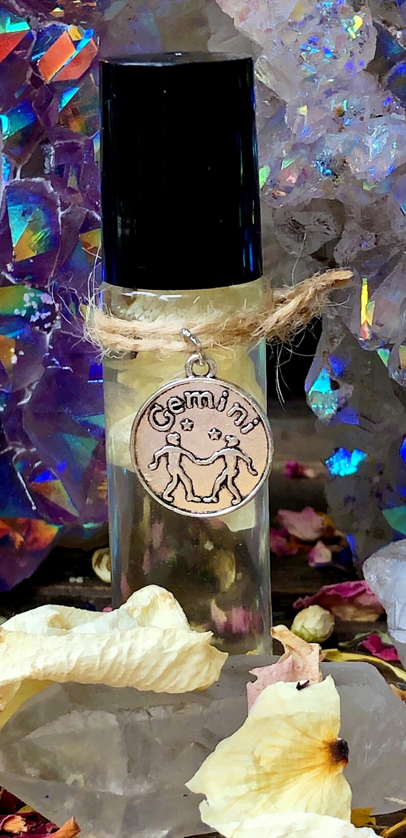 Elements of Air Zodiac Perfume,Essential Oil,Horoscope,Birthday Gift,Apothecary,Witchcraft,Libra,Gemini,Aquarius,Sun Sign,Rollerball Oil image 2