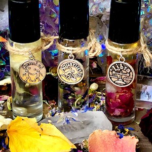 Elements of Air Zodiac Perfume,Essential Oil,Horoscope,Birthday Gift,Apothecary,Witchcraft,Libra,Gemini,Aquarius,Sun Sign,Rollerball Oil image 5