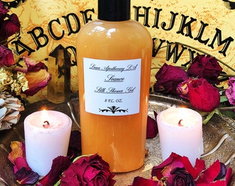 Seance Silk Shower Gel,Body Wash,Cleanser,Bubble Bath,Soap,Gift for her,Apothecary,Ritual,Self Care,Moisturizing,Handmade Skincare