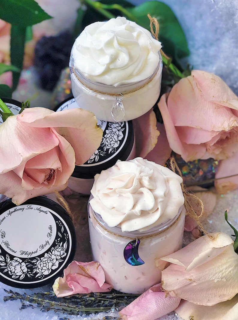 Emulsified Body Butter,Whipped Body Butter,Handmade Skincare,All Natural Body Butter,Essential Oils,Clean Skincare,Moisturizer,Apothecary image 2