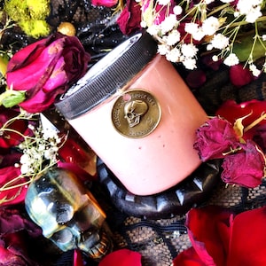 Momento Mori ~ Whipped Body Lotion, Moisturizer, Body Cream, Handmade Skincare,Rose Lotion,Fall Skin Care,Apothecary