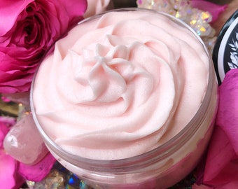 Cocos-Rosenquarz-Zuckerpeeling: Handgemachte Körperpeeling