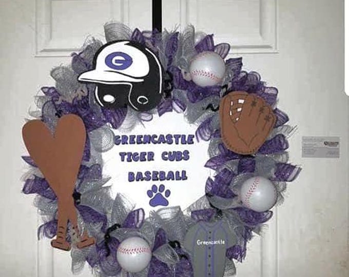 Sports Door hanging wreath