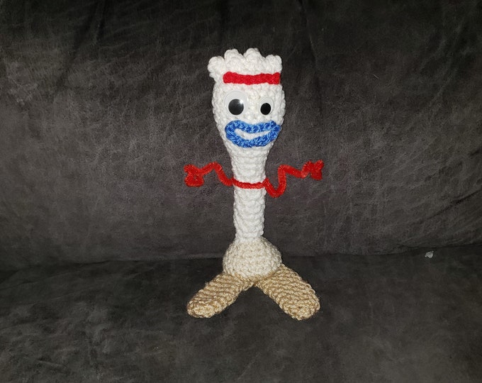 Crochet inspired Forky