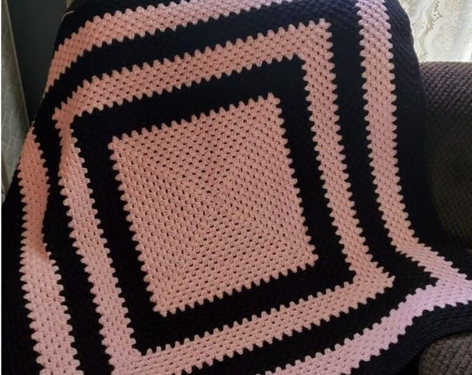 Granny square Blanket pattern PDF English and Spanish