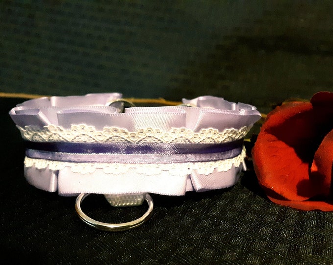 Human Cosplay Collar Soft Purple/white Etsy