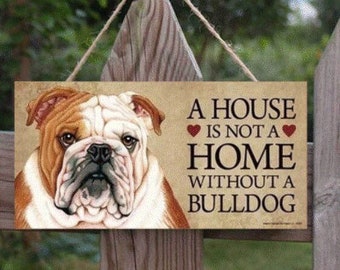 Bulldog Door Sign