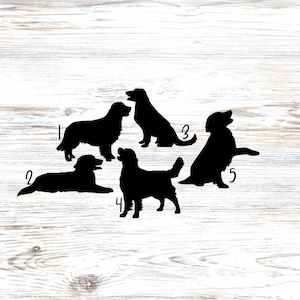 Personalized Golden Retriever Car Decal, Dog Decal, Dog lovers, Golden Retriever, Custom Decal, Golden Retriever Car Decal, Golden