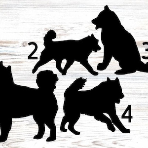 Personalized Malamute Car Decal, Dog Decal, Dog lovers, Malamute, Custom Decal