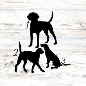 Personalized Foxhound Car Decal, Dog Decal, Dog lovers, Fox Hound, Custom Decal, Hound