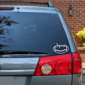 Jacksonville Jaguars Car Decal, Jaguars Decal, Jaguars, Jacksonville Jaguars Decal, Custom Decal, Jacksonville, Jacksonville Jags Football