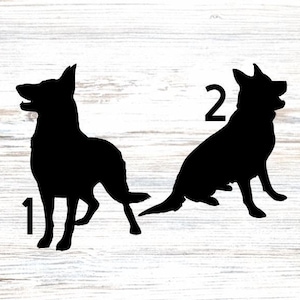 Personalized German Shepard Car Decal, Dog Decal, Dog lovers, German Shepard, Custom Decal, German, Shepard