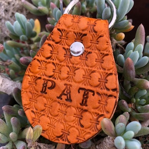 Customizable Leather Key Fob image 8