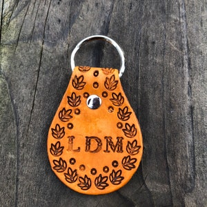 Customizable Leather Key Fob image 6