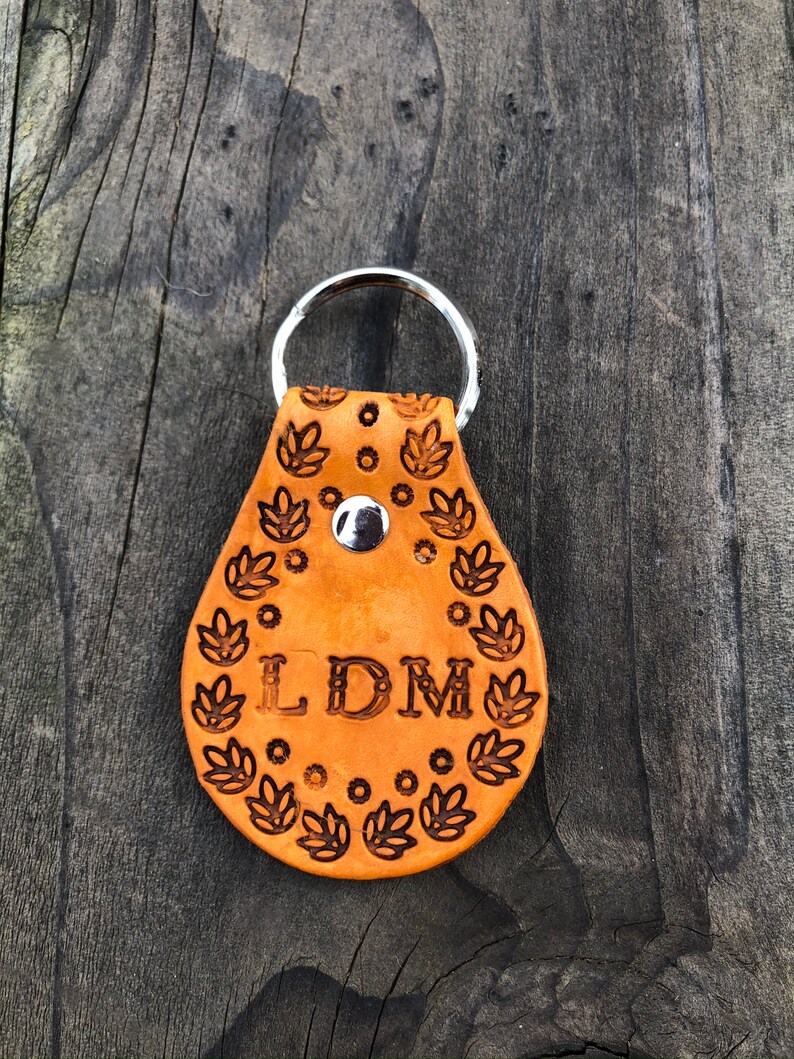 Customizable Leather Key Fob image 6