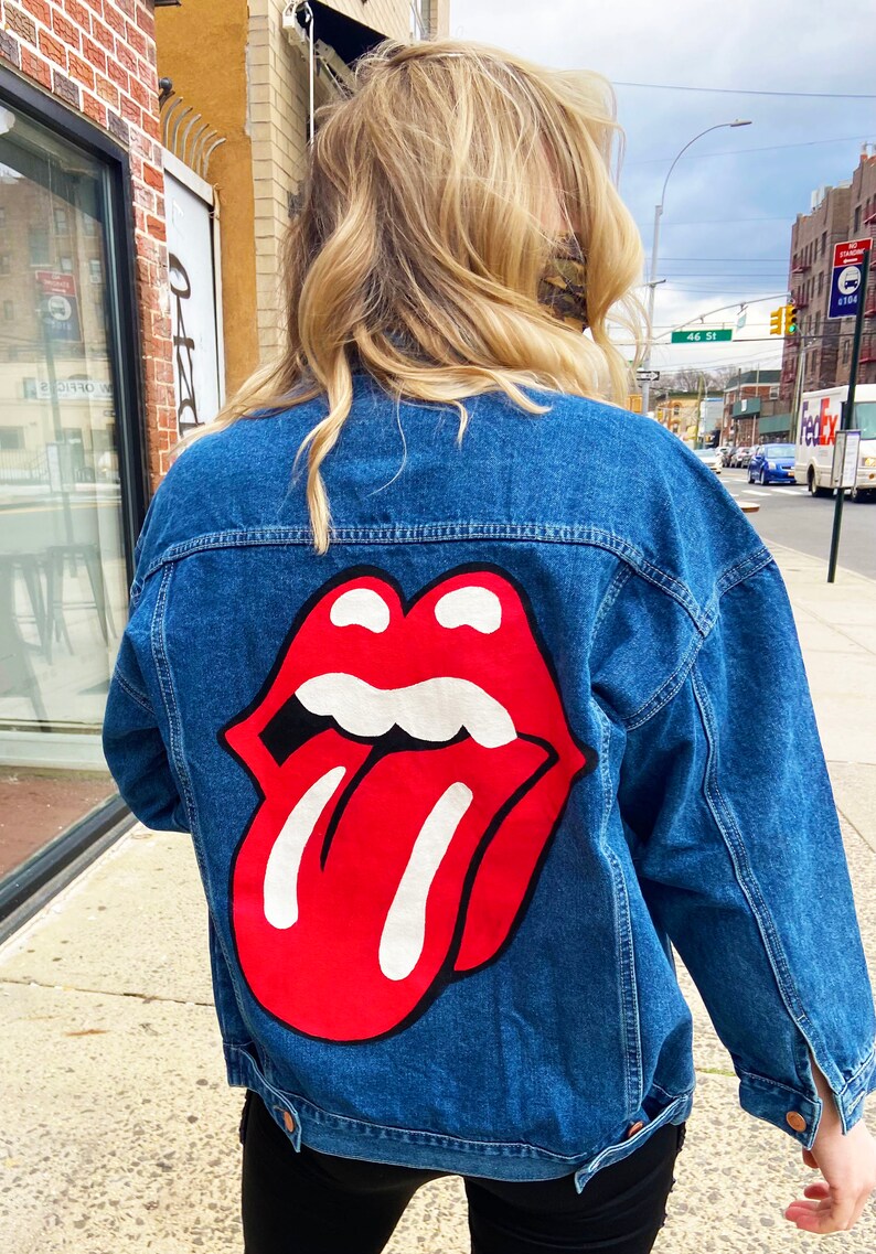 Custom Hand Painted Denim Jacket Elephant Denim Jacket Hand - Etsy